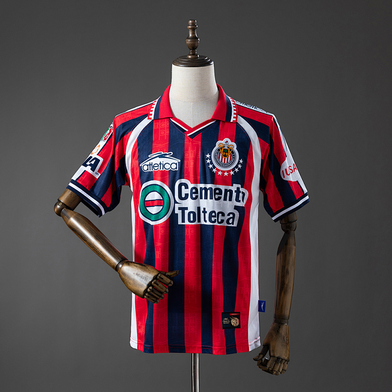 Chivas de Guadalajara 99-00 Tercera Camiseta Retro Visitante S-XXL